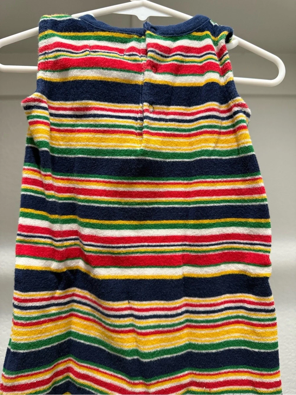 Ralph Lauren Multicolor Striped Baby Boy Romper